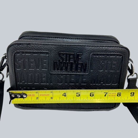 Steve Madden Crossbody Bag Detachable Coin Pouch & Adjustable Strap - Picture 8 of 10